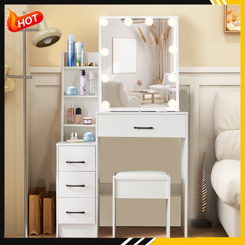 Makeup table set with led - set, 10