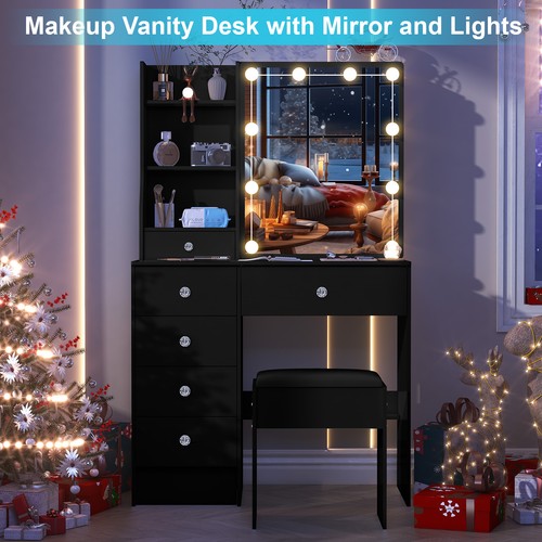 Black dressing table - dressing,