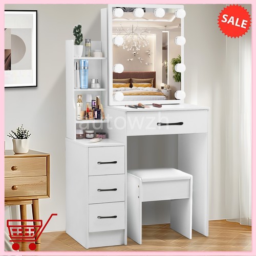 Makeup vanity desk set - desk, with