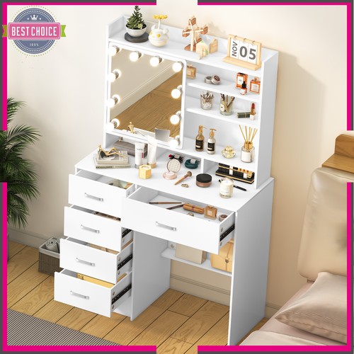 Makeup dressing table - table, w/