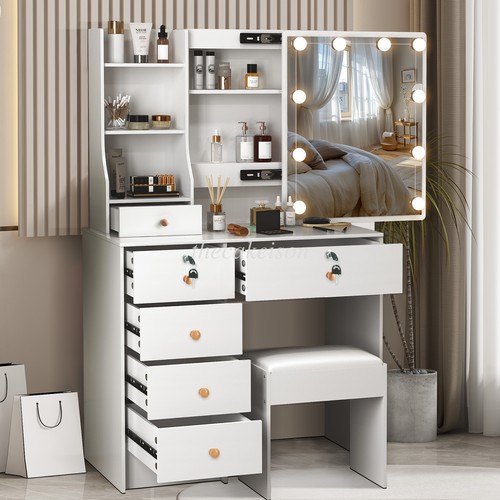 Drawers vanity table set - vanity,