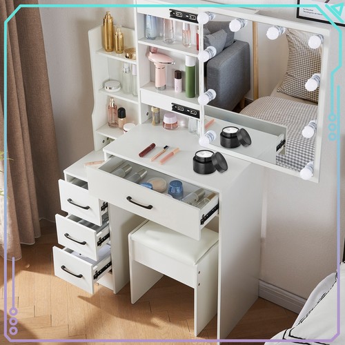 Bedroom makeup table set - makeup, w/10