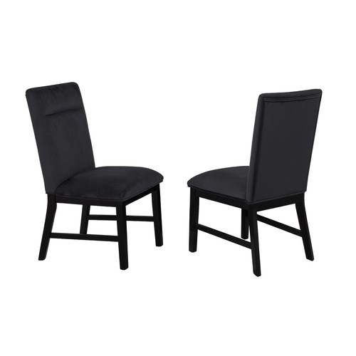 2pc upholstered dining chairs - dining,